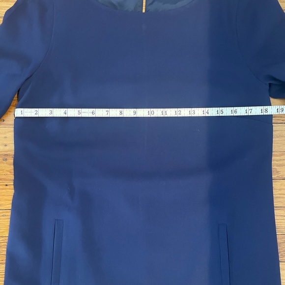 NWT Vineyard Vines Nautica Navy Crepe Color Block Dress size Small - Picture 5 of 13